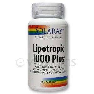 Solaray Lipotropic mais 100 Cápsulas