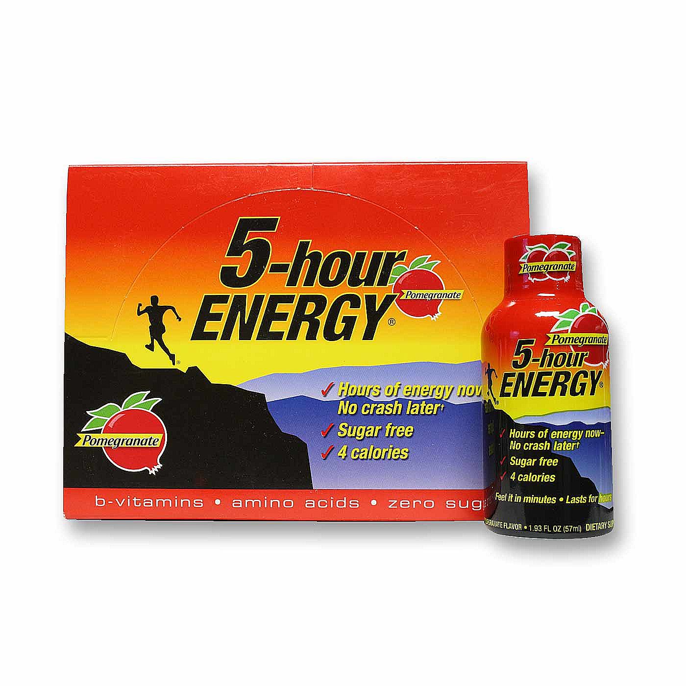 Living Essentials 5 horas romã Energia 12 - Garrafas 2 fl oz