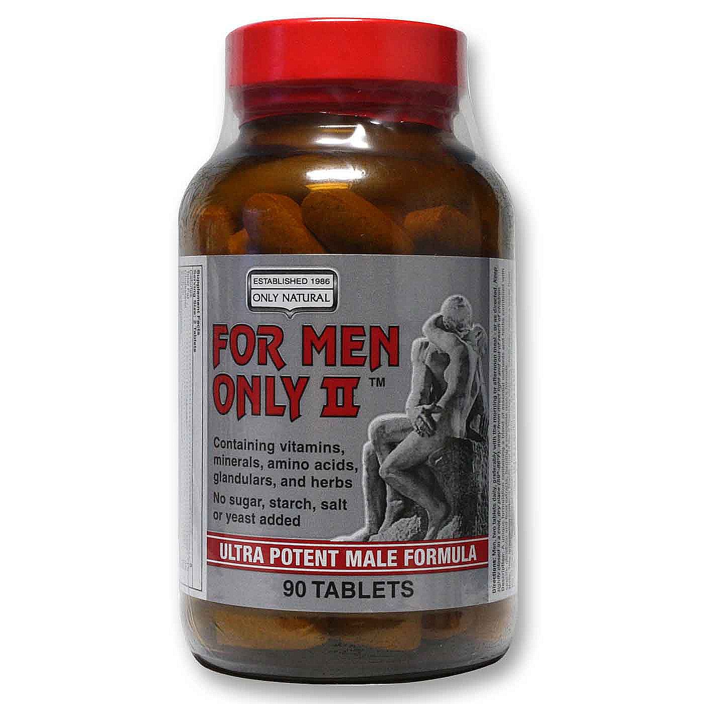 Only Natural Para Homens Só II 90 Tabletes