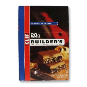 Clif Bar Bares Construtor Cookies N Creme 12 bares