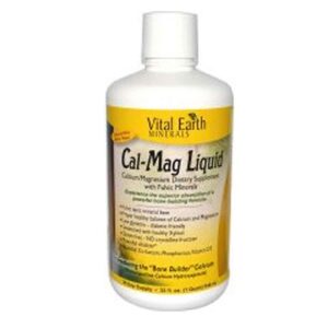 Vital Earth Minerais Cal-Mag Líquido Natural Wild Berry 32 fl oz
