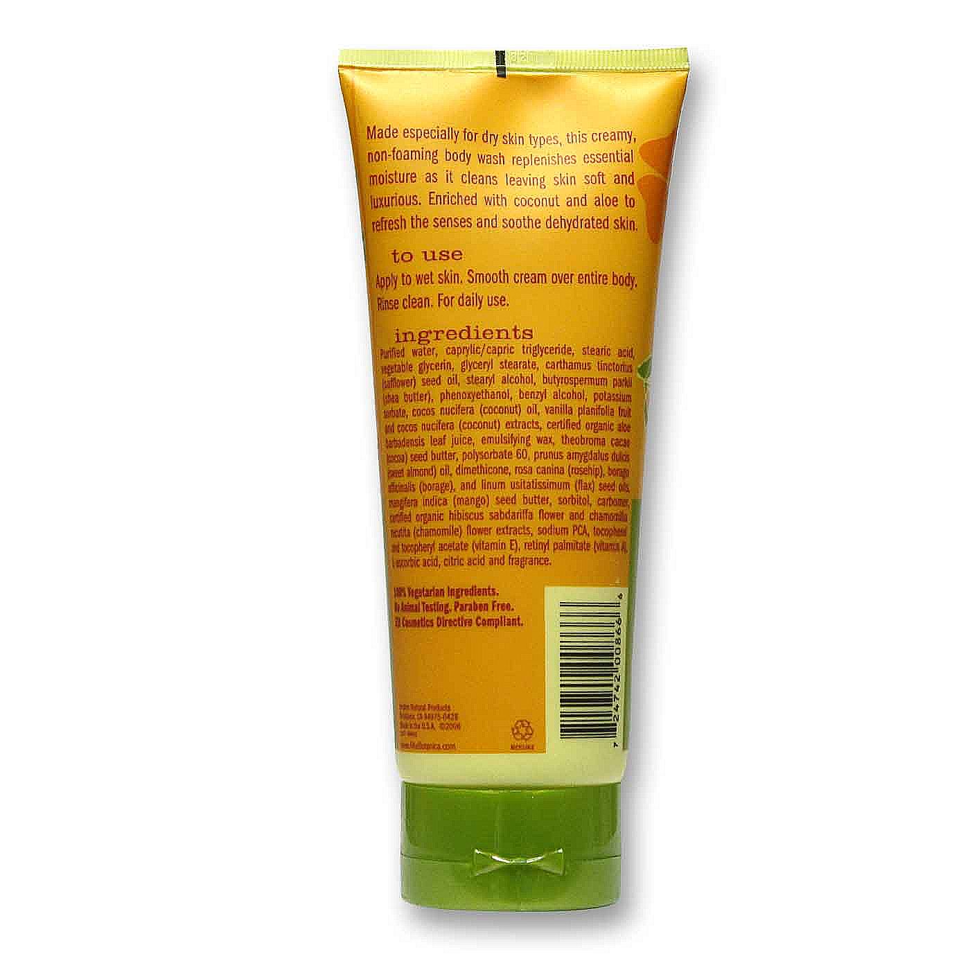 Alba Botanica Leite de Coco Creme Sabonete Liquido Body 7 oz - Imagem 2