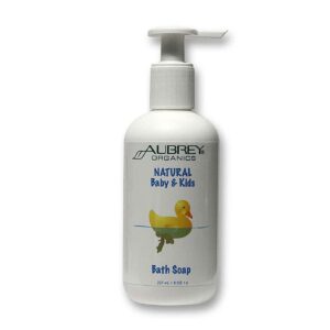 Aubrey Orgânicos Natural Bebê e Kids Bath Soap 8 fl oz