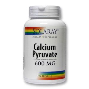 Solaray Cálcio Pyruvate 100 Cápsulas