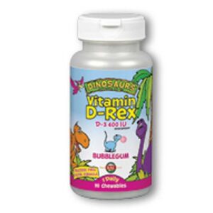 Kal Vitamina D-Rex Bubble Gum 90 mastiga