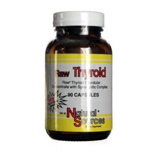 Natural Sources Raw Thyroid 90 Cápsulas
