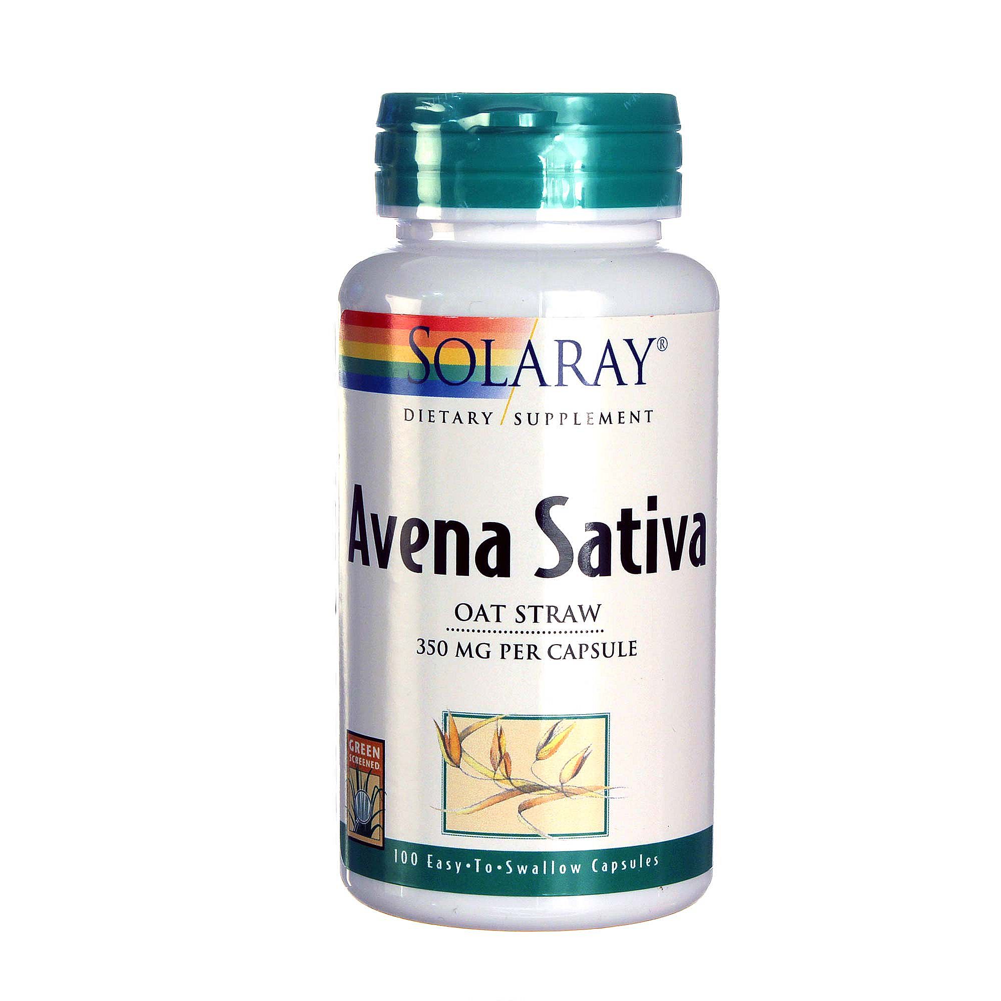 Solaray Avena Sativa 100 Cápsulas
