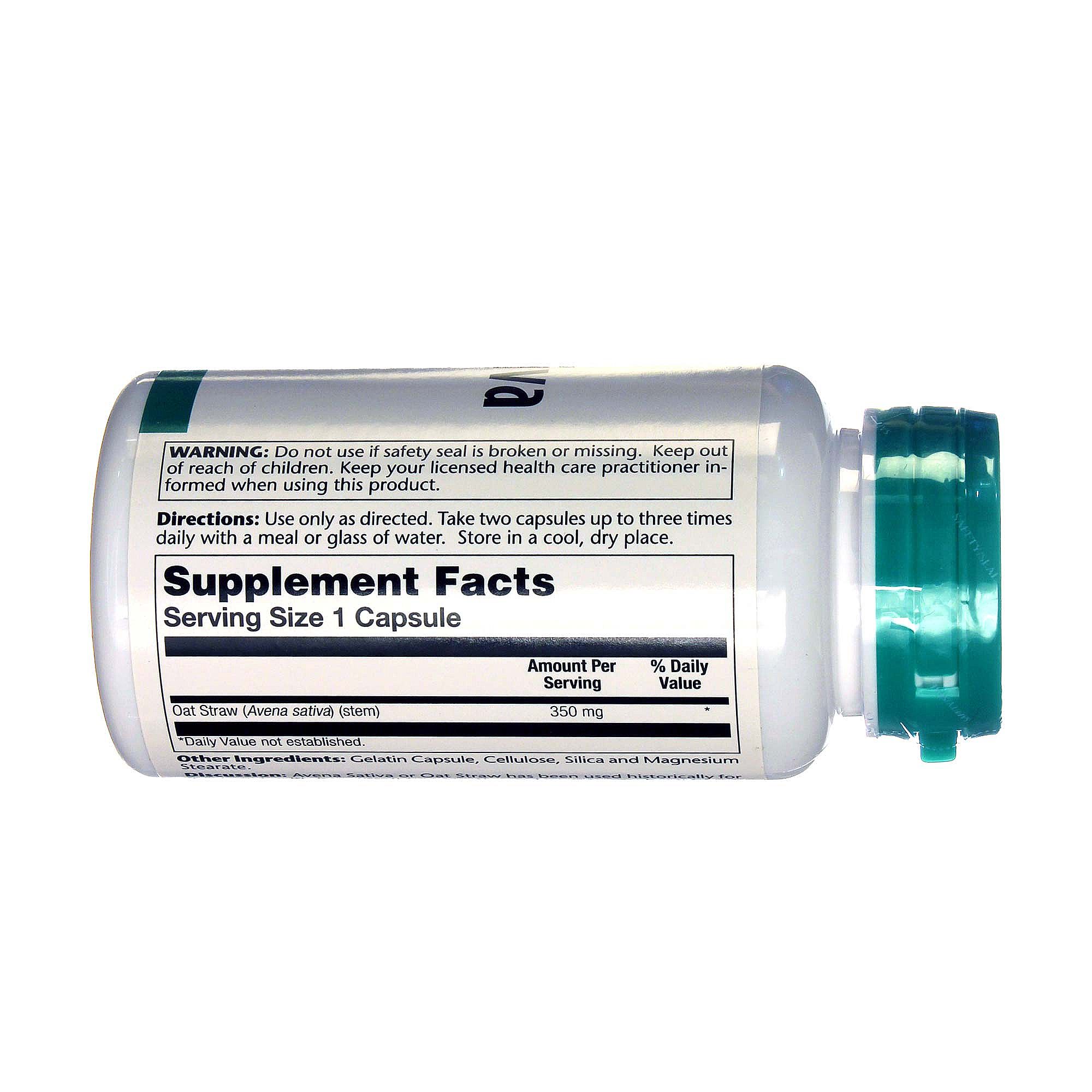 Solaray Avena Sativa 100 Cápsulas - Imagem 2