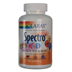 Solaray Spectro Infantis Multi-Vita-Min sabores de frutas 60 mastigáveis