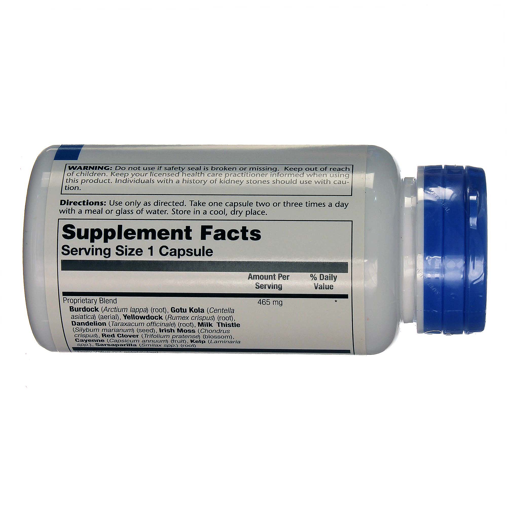 Solaray Mistura Pele SP-4 100 Cápsulas - Imagem 2