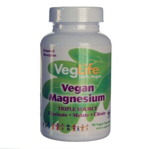 VegLife Vegano Magnésio 90 Cápsulas Vegetarianas