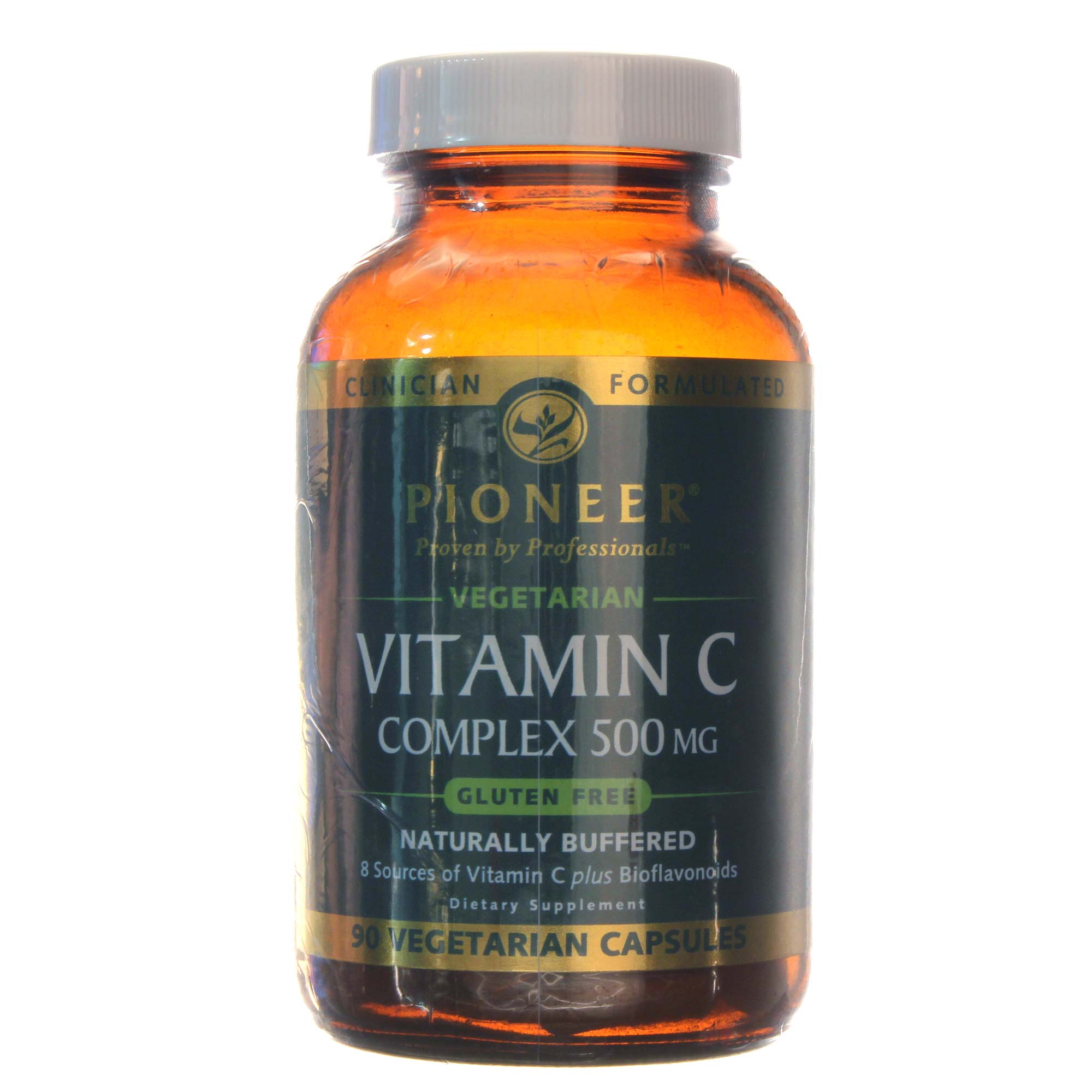 Pioneer Vitamina C 500 mg Complexo 90 Cápsulas Vegetarianas