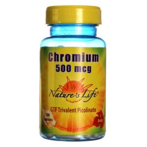 Nature's Life Cromo 500 mcg 100 Cápsulas