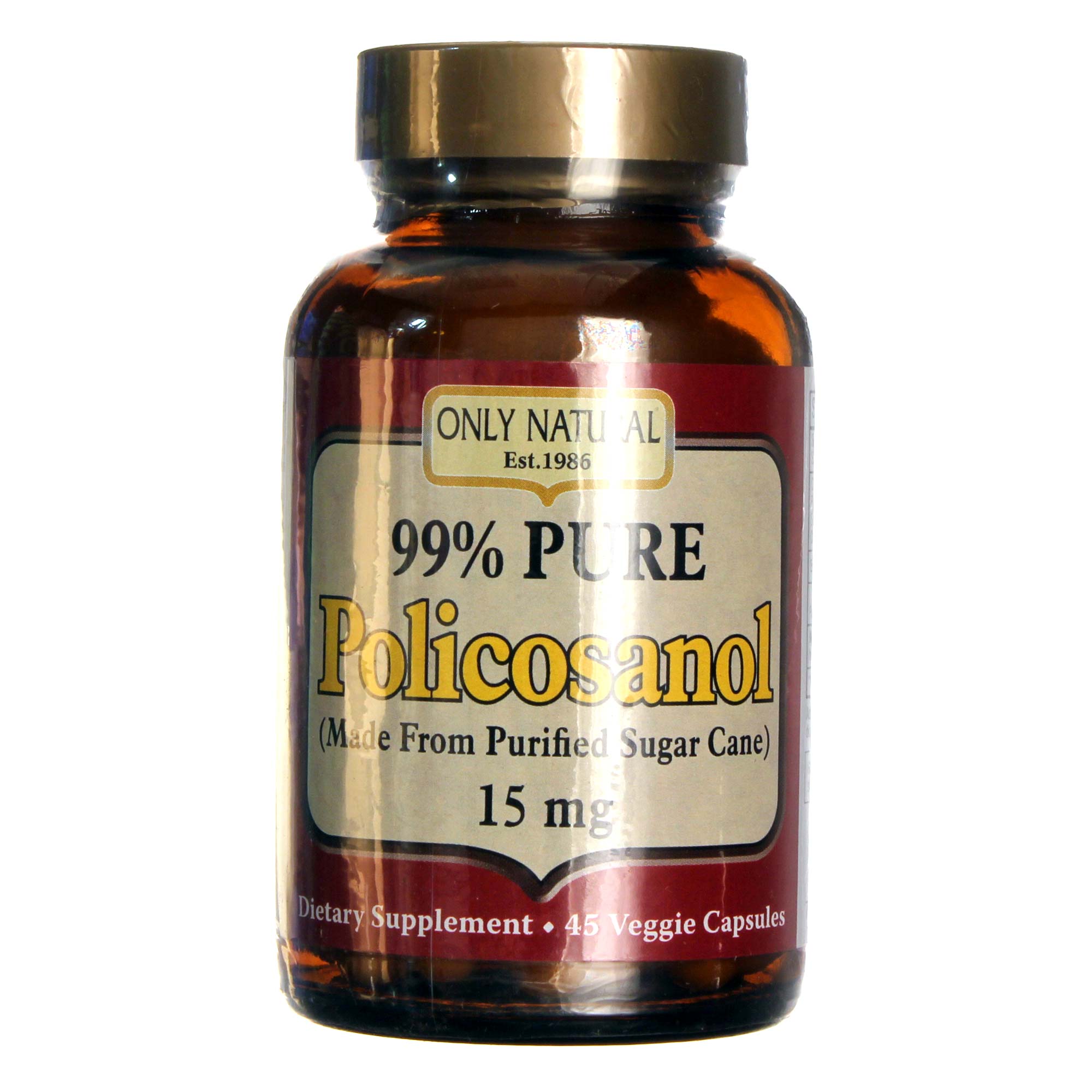 Only Natural Policosanol 99% 45 Cápsulas Vegetarianas