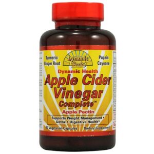 Dynamic Health Laboratories Vinagre de maçã completa 90 Cápsulas Vegetarianas