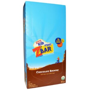 Clif Bar ZBar Orgânico Chocolate Castanhoie 18-1,27 onças (36g) barras [22,86 onças (648G)]
