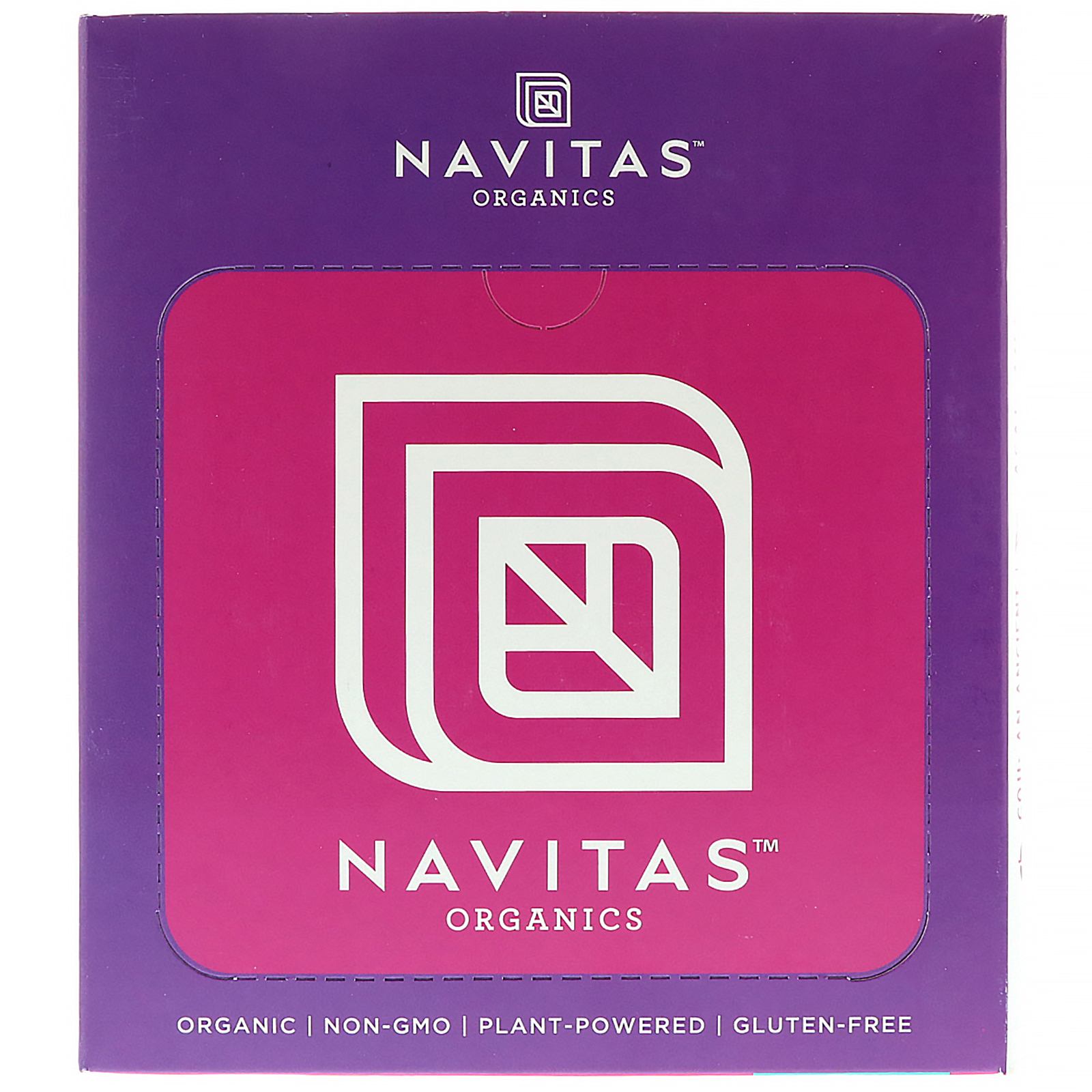 Navitas Organics, Superfood + Bars, Goji Acai, 12 Bars, 16.8 oz (480 g) - Imagem 2