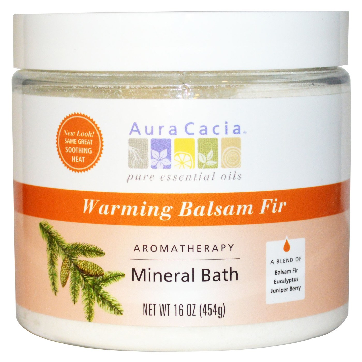 Aura Cacia Mineral Bath Soothng Calor 16 onças