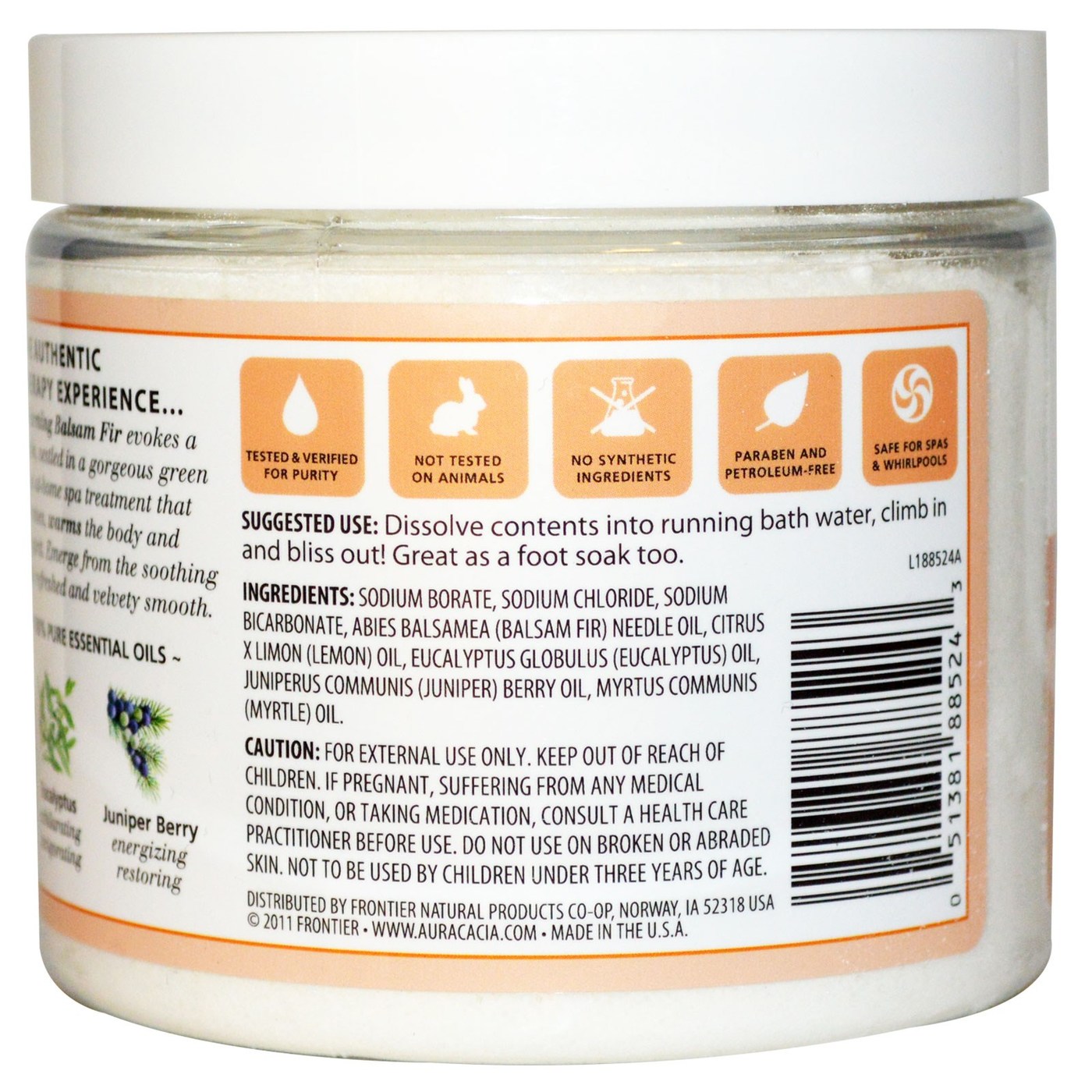 Aura Cacia Mineral Bath Soothng Calor 16 onças - Imagem 2