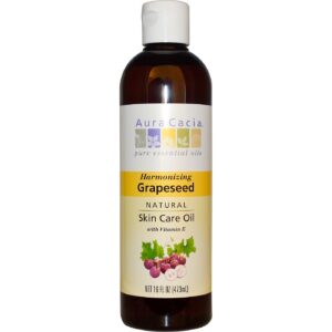 Aura Cacia Óleo de semente de uva W / vit E 16 oz