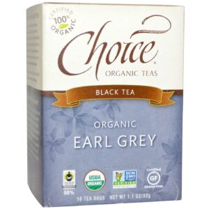 Choice Organic Teas Chá OG2 Earl Grey 16bag