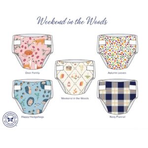 The Honest Company Fall Diapers, Folhas de Outono - Size 2 (S/M), 40 pack