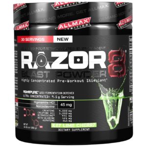 AllMax Nutrition Razor8, Key Lima Cherry - 10.1 oz