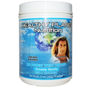 Healthy Planet The Purest Whey Proteína, Vanilla Cremosa - 21 oz