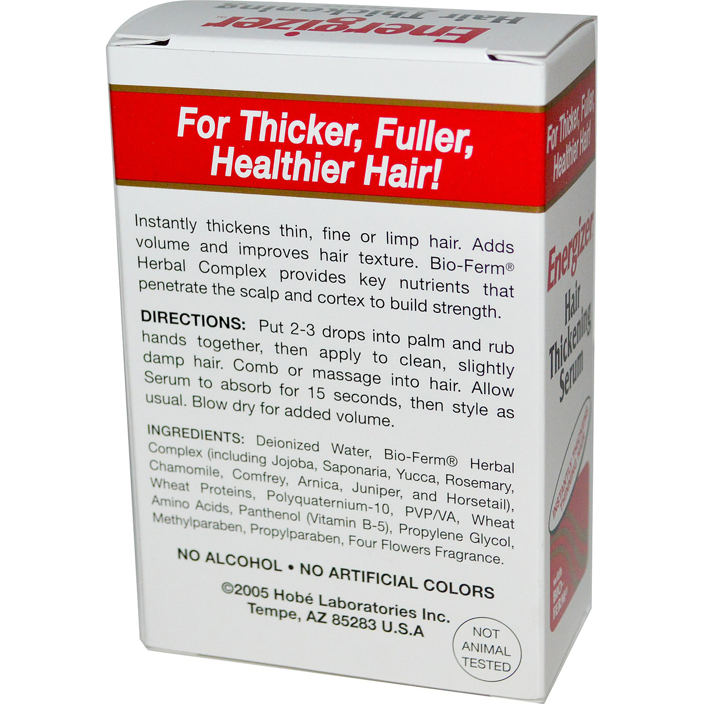 Hobe Laboratories Cabelo Grosso Serum Energize uma onça - Imagem 2