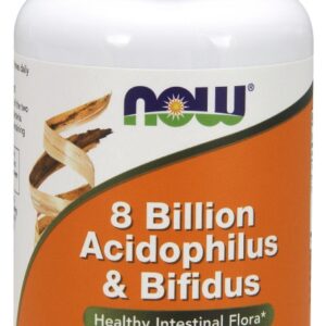 NOW Foods 8 Billion Acidophilus & Bifidus - 120 Veg Capsules