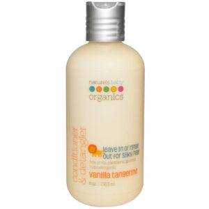 Nature's Bebê Orgânicos Condicionador e Detangler Vanilla Tangerine 8 fl oz