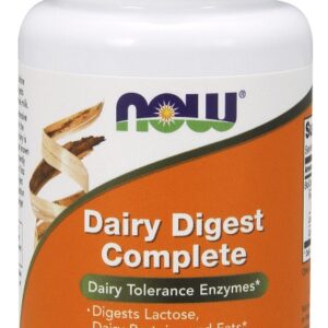 NOW Foods Dairy Digest Complete - 90 Veg Capsules