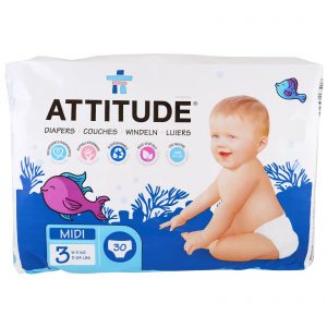 Comprar attitude, diapers, midi 3, 11-24 lbs (5-11 kg), 30 diapers preço no brasil troca de fraldas suplemento importado loja 59 online promoção - 27 de abril de 2024