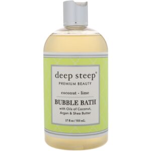 Deep Steep, Bubble Bath, Coconut Lime, 17 fl oz (503 ml)