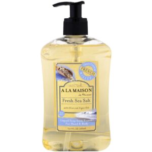 A La Maison de Provence, Sabonete Para Mãos e Corpo, Sla Marinho Fresco, 16,9 fl oz (500 ml)