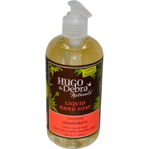 Hugo Naturals, Sabonete líquido para as mãos, toranja, 12 fl. oz. (355 mL)