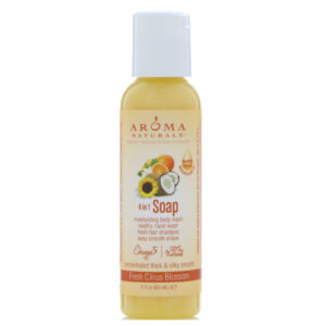 Aroma Naturals, 4 in 1 Soap, Fresh Citrus Blossom, 2 fl oz (60 ml)
