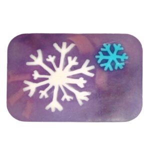 Hugo Naturals, Fatia de Sabonete Artesanal, Floco de Neve de de Baunilha e Hortelã, 6 oz (170 g)