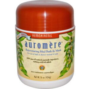Auromere, Banho e máscara rejuvenescedor de lama, 16 oz (454 g)