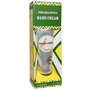 Out of Africa, Manteiga de Shea Pura, Creme Para as Mãos, Verbena, 1 oz (29.6 ml)