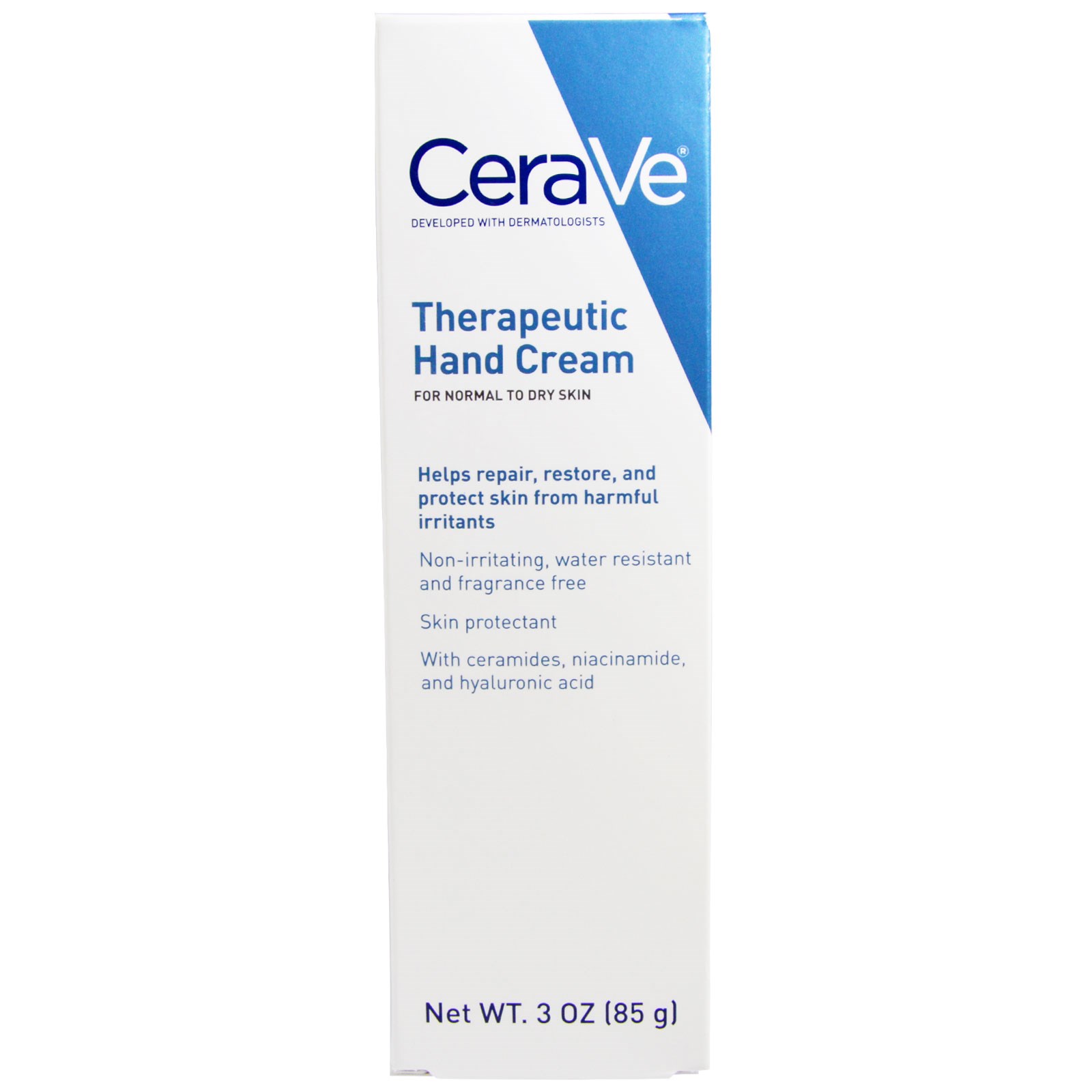 CeraVe, Creme Terapêutico para as Mãos, 85 g
