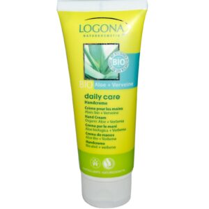 Logona Naturkosmetik, Cuidados Diários, Creme para as Mãos, Orgânico Aloe + Verbena, 3.4 fl oz (100 ml)