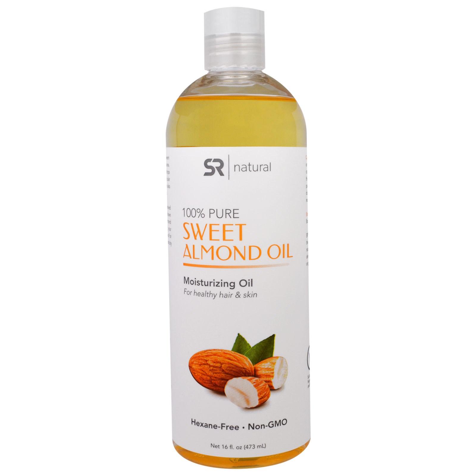 Sports Research, 100% Puro Óleo de Amêndoa Doce, 473 ml - Imagem 3