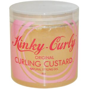 Kinky-Curly, Creme para Cachos Original, Gel Fixador Natural, 8 oz