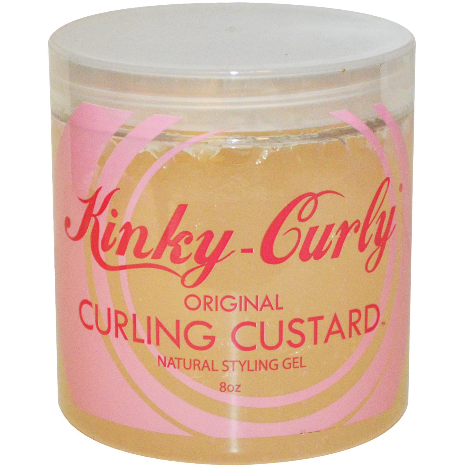 Kinky-Curly, Creme para Cachos Original, Gel Fixador Natural, 8 oz