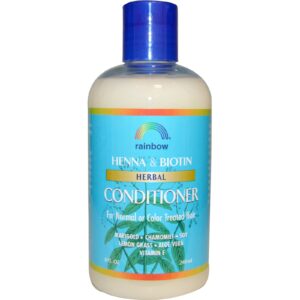 Rainbow Research, Condicionador Herbal de Hena e Biotina, 8 fl oz (240 ml)