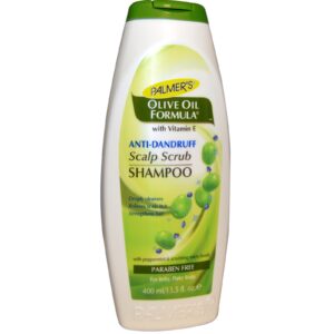 Palmer's, Shampoo para Esfoliação do Couro Cabeludo, Fórmula de Óleo de Oliva, Anticaspa, 13,5 fl oz (400 ml)