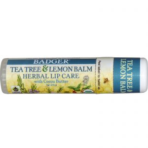 Comprar badger company, tea tree & lemon balm herbal lip care with cocoa butter,. 25 oz (7 g) preço no brasil cuidados com os lábios suplemento importado loja 69 online promoção - 14 de abril de 2024