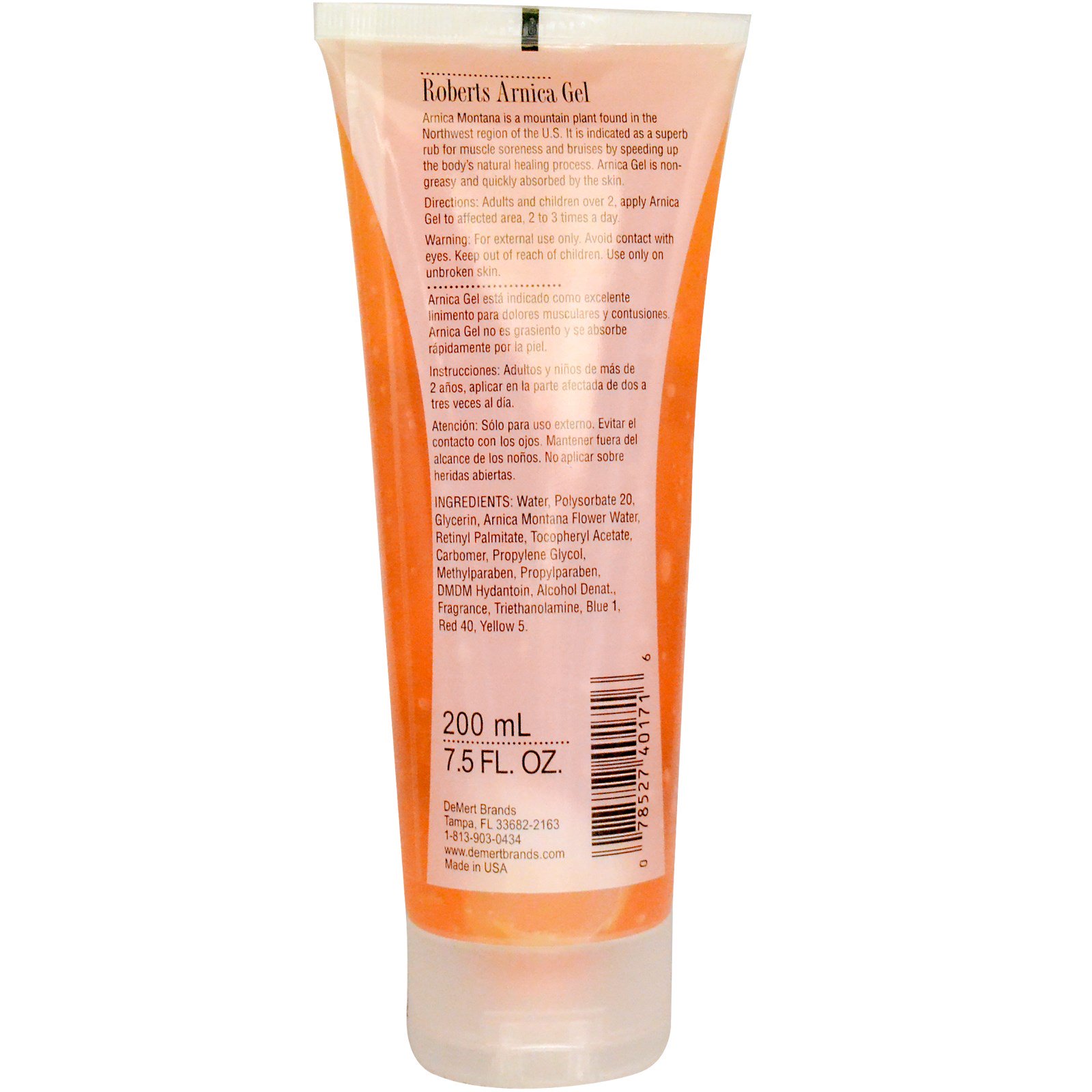 Robert Research Labs, Gel Arnica, 7,5 fl oz (221 ml) - Imagem 2