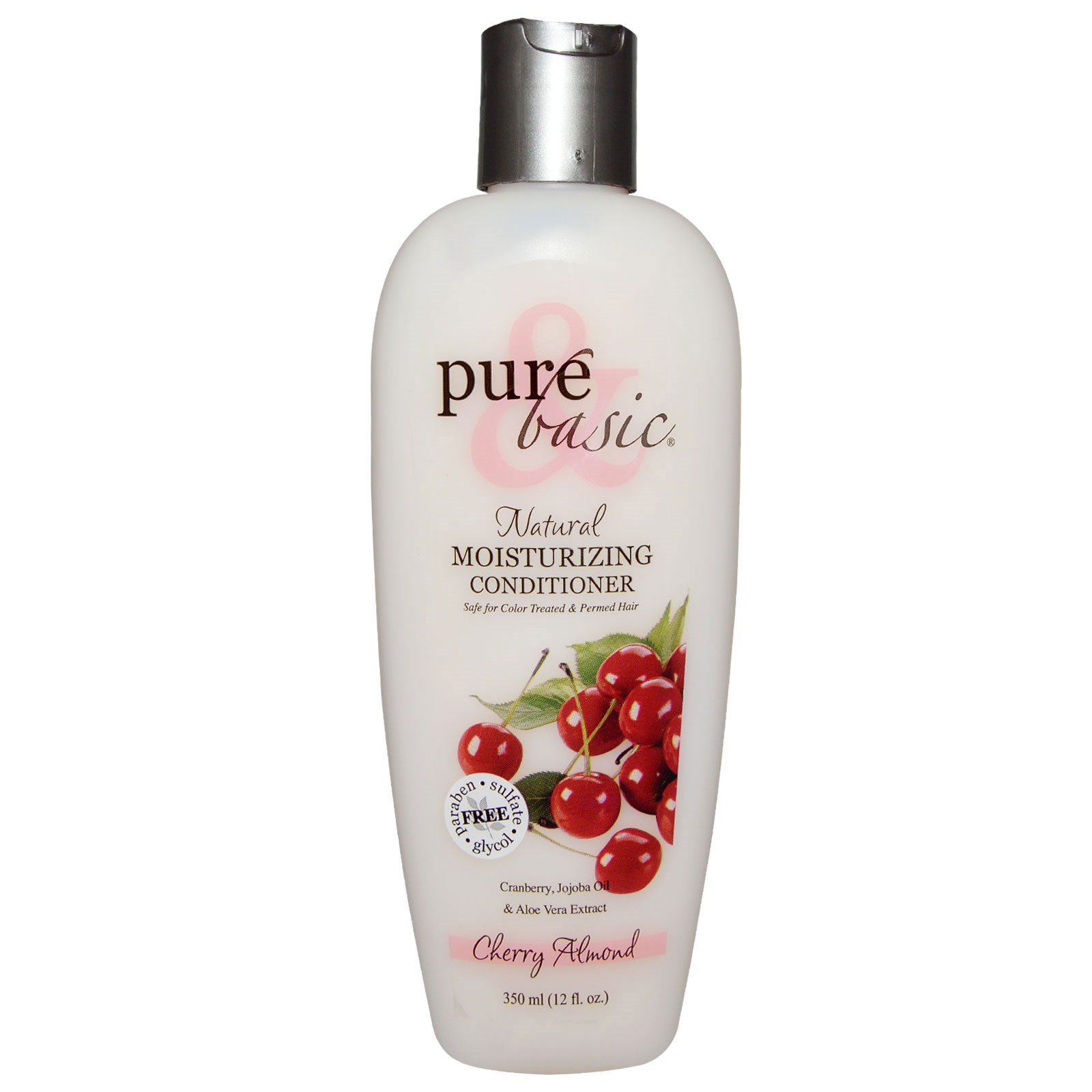 Pure & Basic, Condicionador Hidratante Natural, Amêndoa de Cereja, 12 fl oz (350 ml)